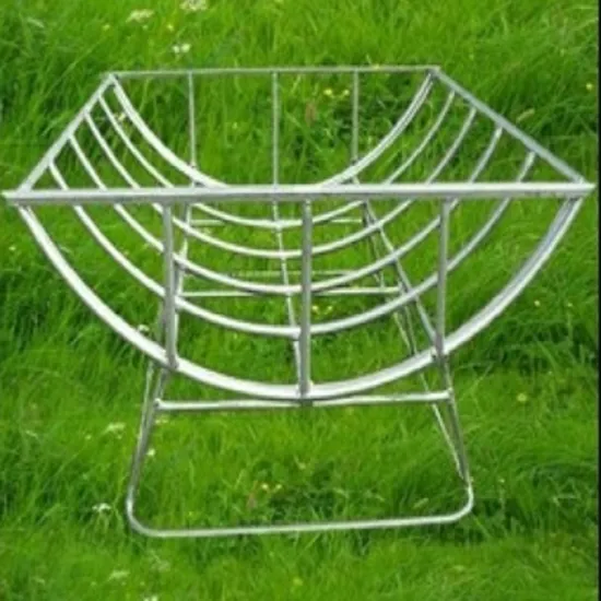 Galvanized Cradle Bale Livestock Feeder Fence Panel